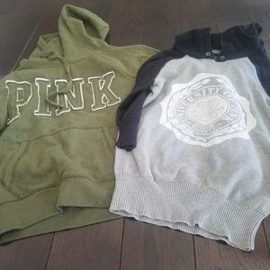 2 Pink sweatshirts
